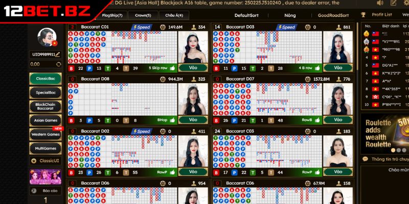 DG Casino 12BET - Sảnh Cược Đẳng Cấp, Trải Nghiệm Tuyệt Vời 1 Giới thiệu DG Casino 12BET